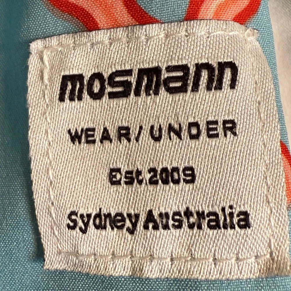 Mosmann Australia XL Bacon Egg Swim Trunks Mens Board Shorts Elastic Waist Lined